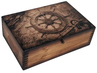 Nautical Wooden Memory Box