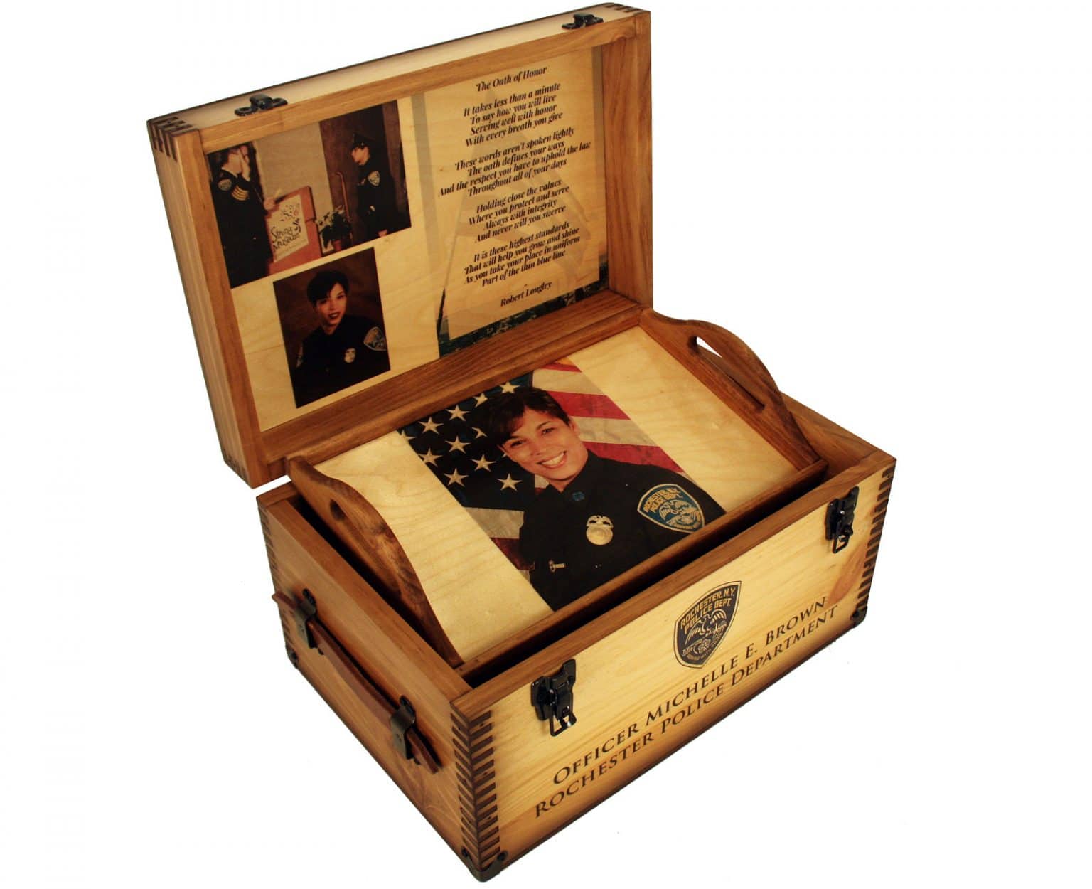 Custom Police Retirement Gifts Made in USA