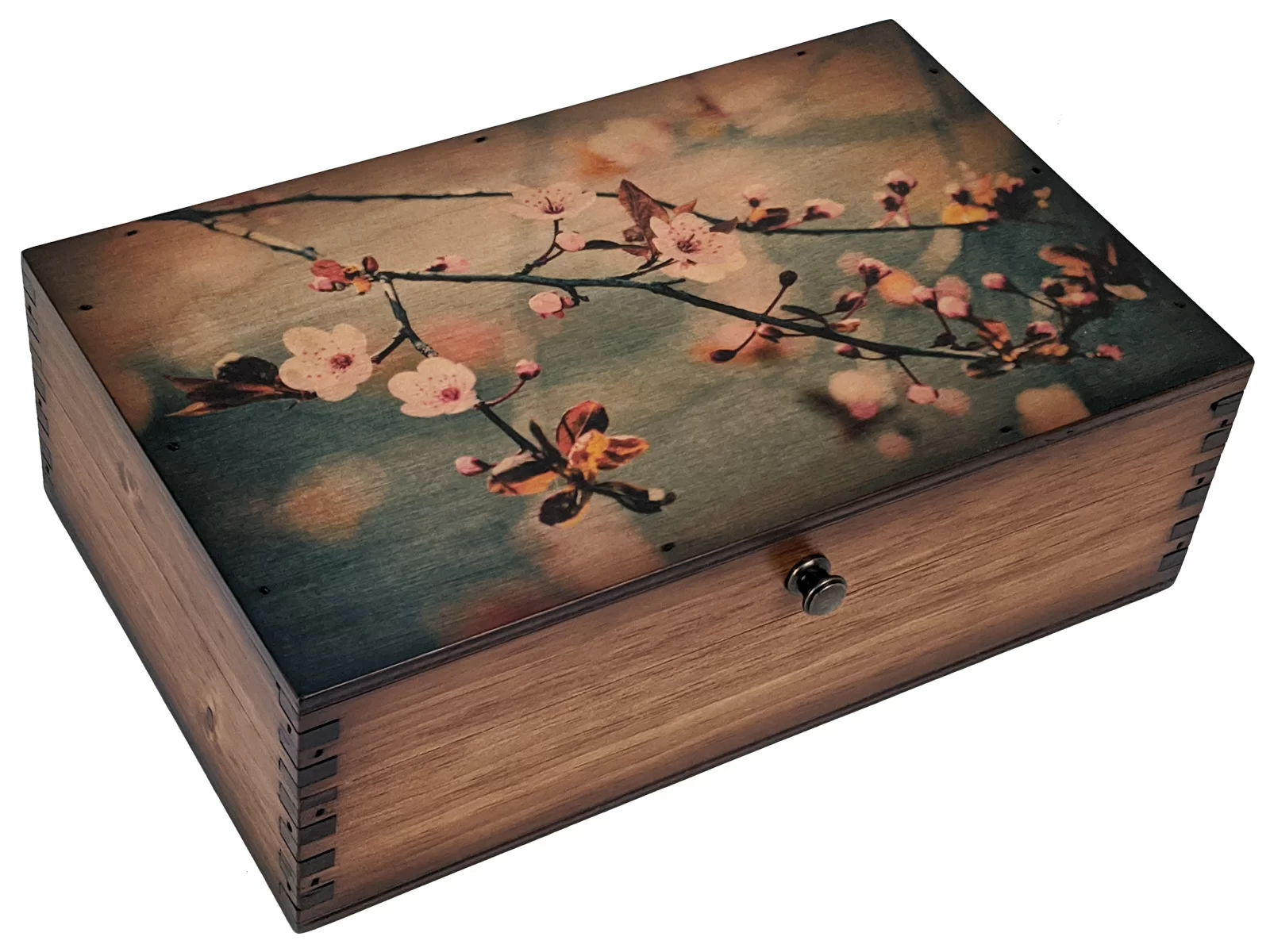 Wood Box With Lid Wood Box Cherry Wood Box Box With Lid Wooden Box With Lid Decorative Box With Lid Wooden Box
