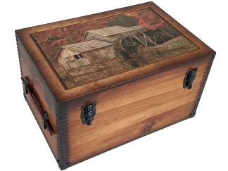 Mabry Mill Autumn Wood Box