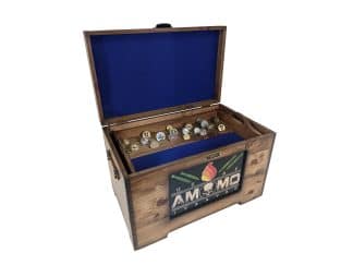 Custom Military Trunk - Relic Wood