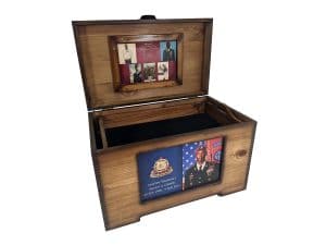 Custom Military Trunk - Relic Wood