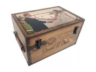 Custom Wedding Keepsake Box