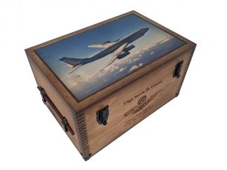 Custom Military Retirement Keepsake Shadow Box
