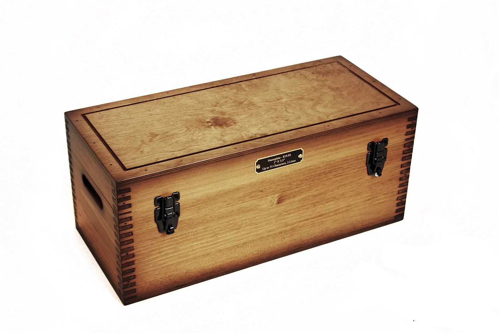 Plain Wood Selection of Wooden Chest Storage Boxes Small & Large Trunk Box 