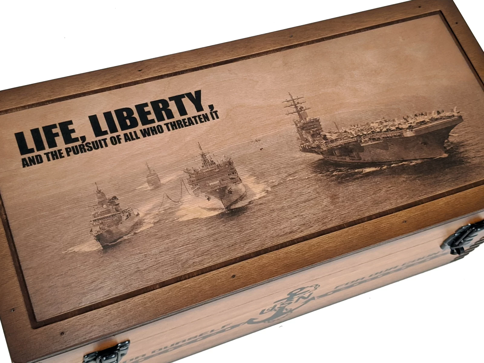 Navy Pursuit Storage Box - Relic Wood