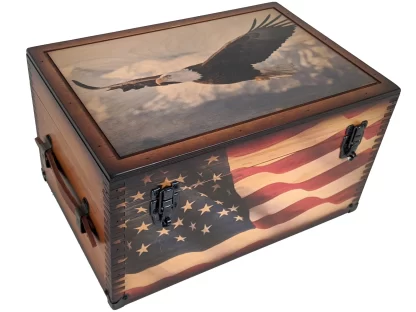 Patriotic Eagle Keepsake Box