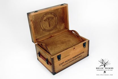 Laser Engraved Wooden Keepsake Box