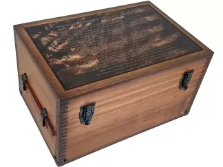 Custom Commissioned Officers Creed Keepsake Box