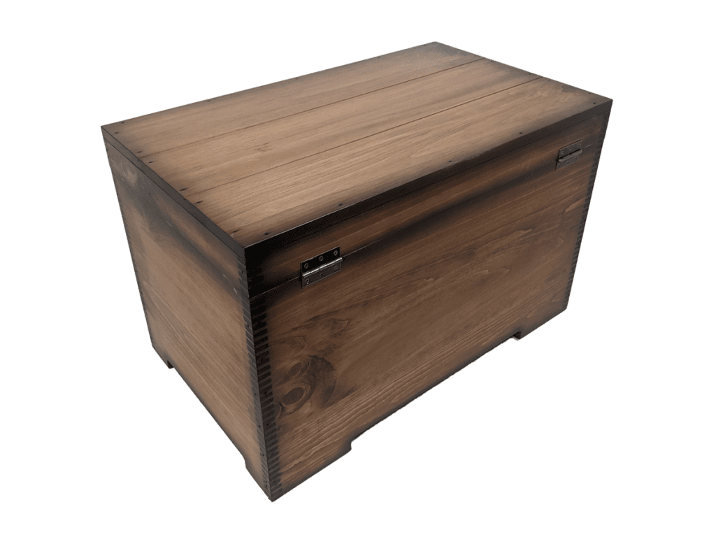 Custom Military Trunk - Relic Wood