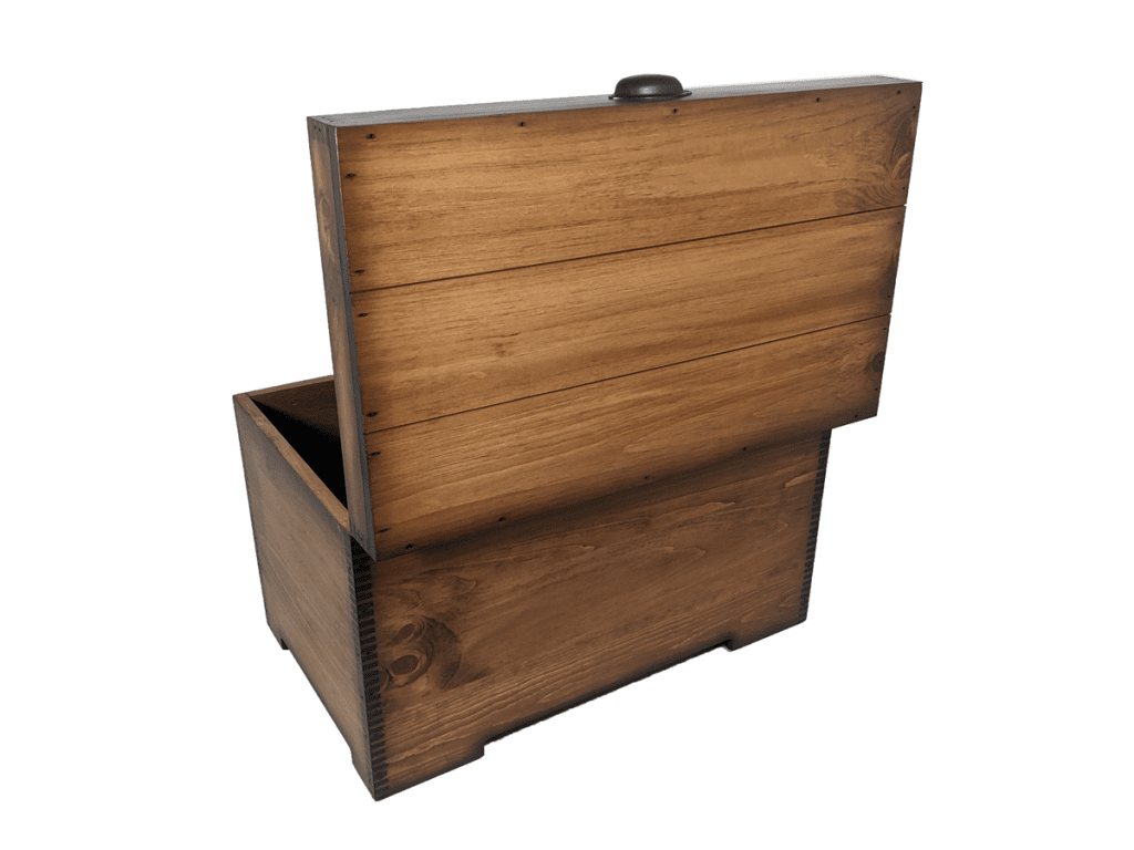 Custom Military Trunk - Relic Wood