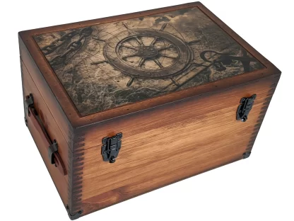 Nautical Wooden Keepsake Box