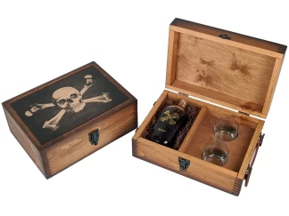 Skull and Crossbones Alcohol Gift Set
