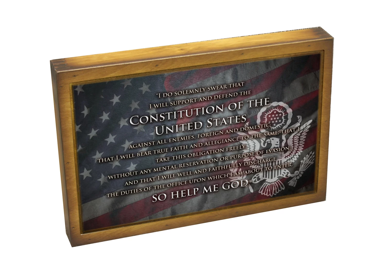 Military Oath of Enlistment Frame Wall Art 
