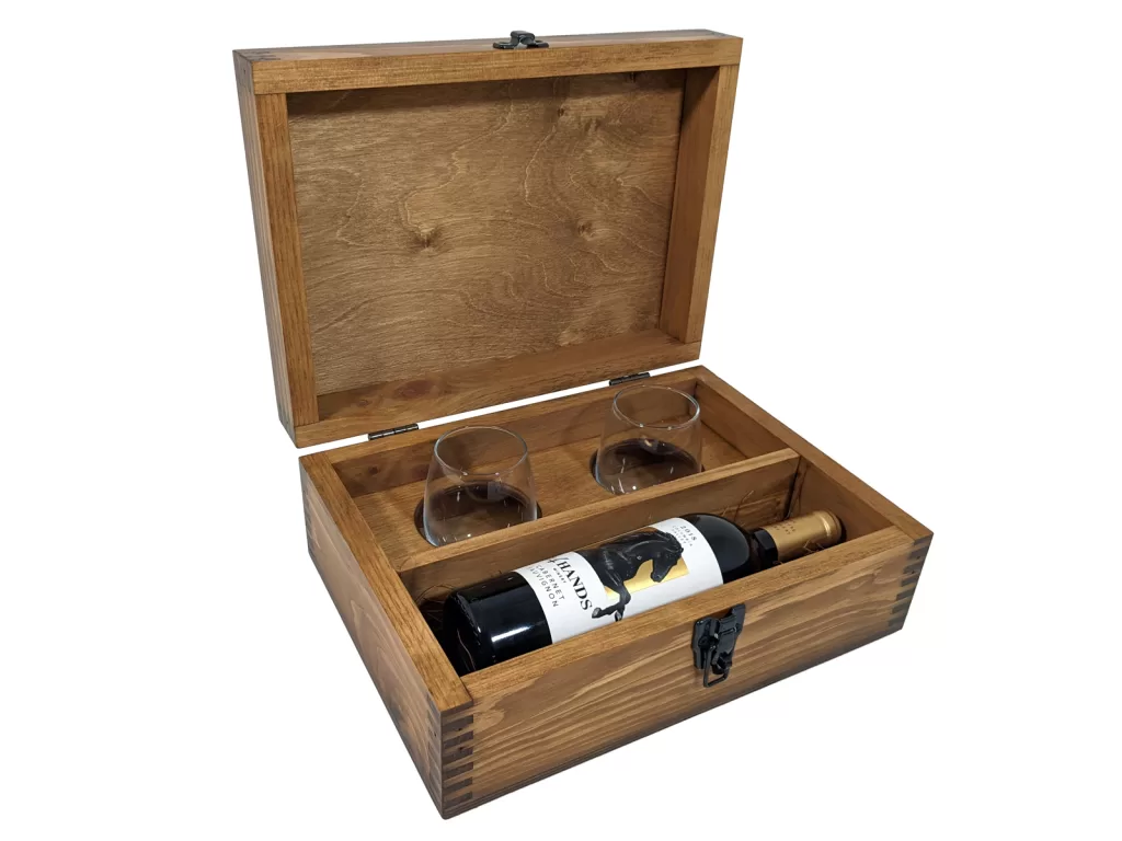 Plain Wine Gift Set - Relic Wood