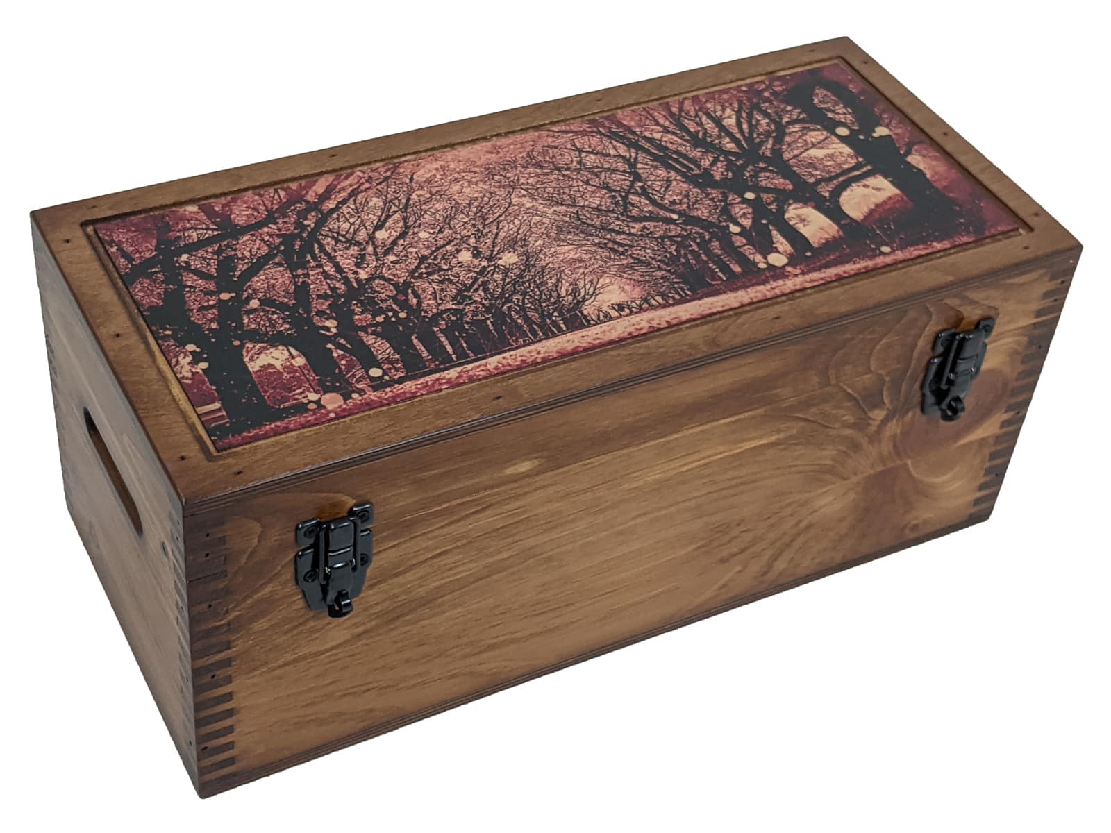 Japanese Cherry Blossoms Storage Box - Relic Wood