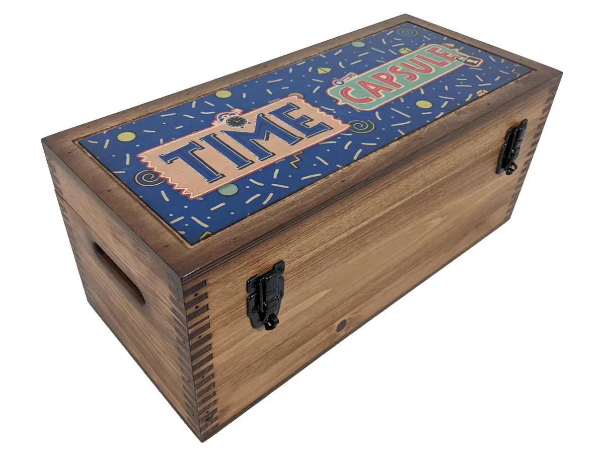 Kids Time Capsule Storage Box - Relic Wood