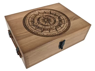 Limited Edition "Fear is an Illusion" White Oak Box