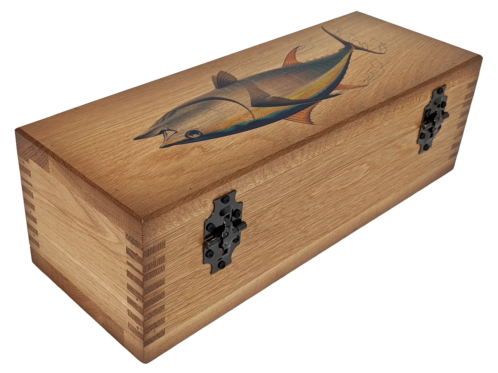Limited Edition Yellowfin Tuna White Oak Box - Relic Wood