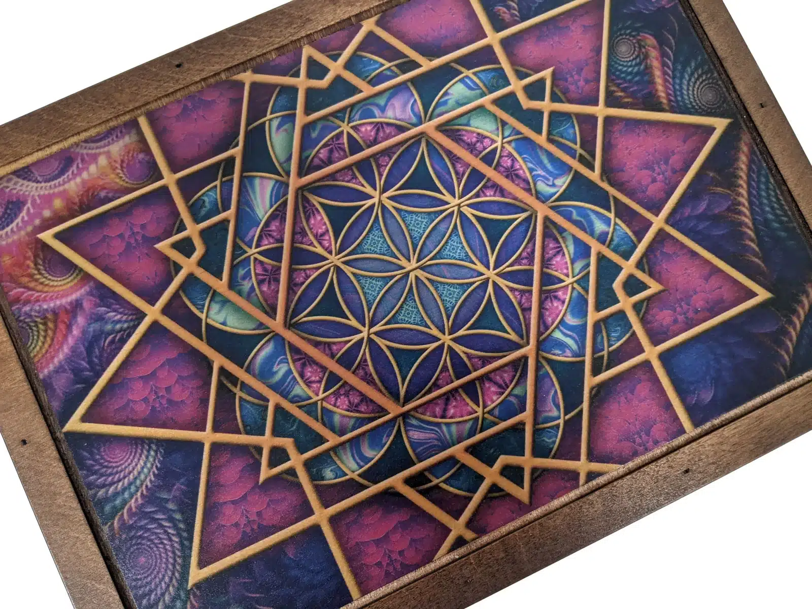 Sacred Crystal Box - Relic Wood