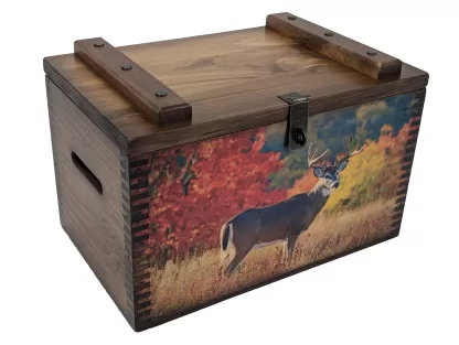 Fall Whitetail Deer Ammo Box