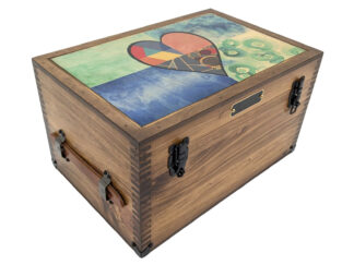 Stained Glass Heart Keepsake Box - On Sale Now