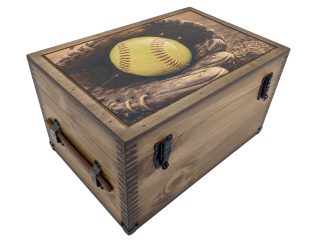 Softball Keepsake Box